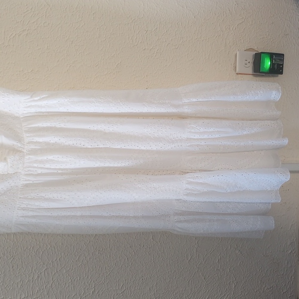 Lilly Pulitzer White Ruffle Midi Dress, EUC - Picture 4 of 7